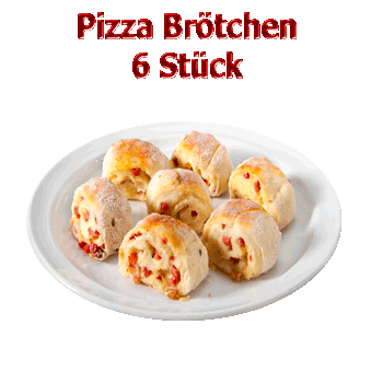Pizza Brötchen 7 Stück