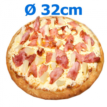 205. Hawaii Schinken & Ananas geriebener Pizzakäse.