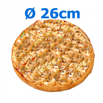 203. Funghi mit Pilzen, würzige Tomatensauce Pizzakäse
