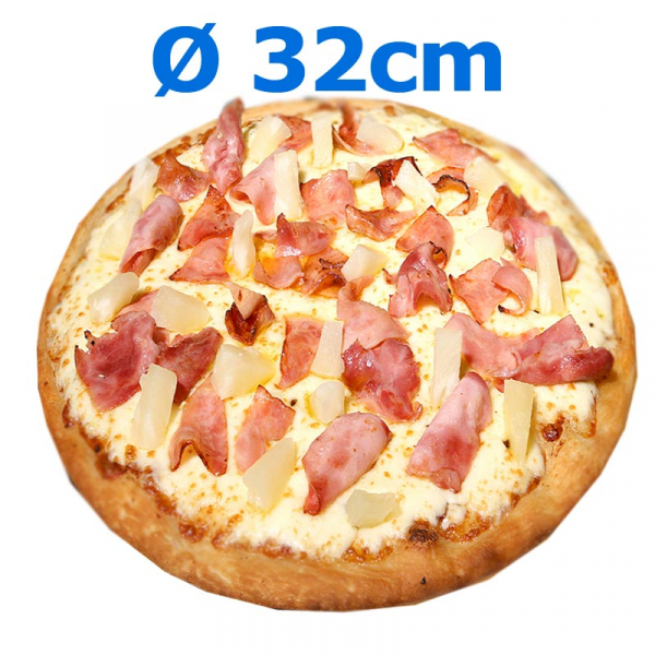 205. Hawaii Schinken & Ananas geriebener Pizzakäse.