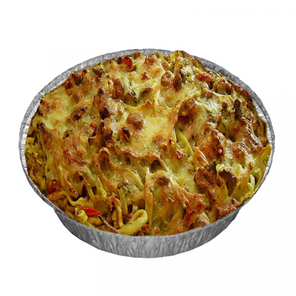 170. Tagliatelle Bandnudeln, Quattro Formaggi & Sahnesoße überbacken