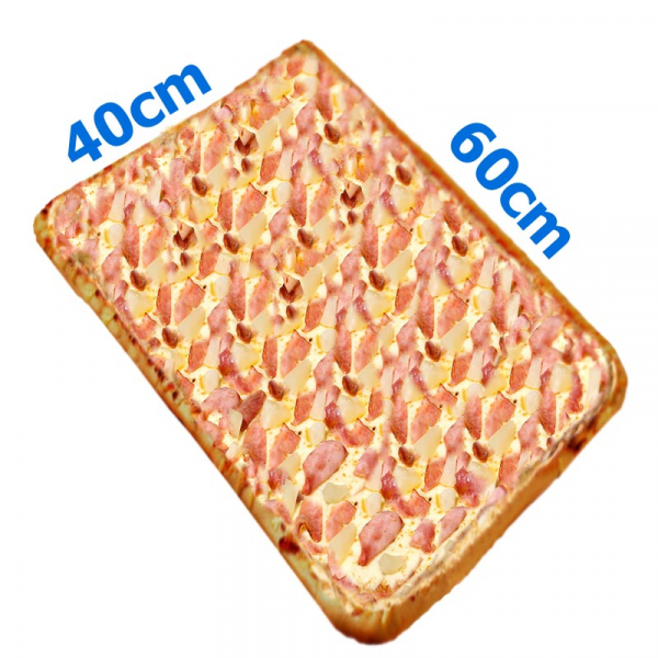 205. Hawaii Schinken & Ananas geriebener Pizzakäse.
