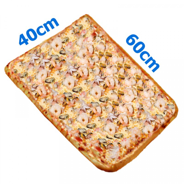215. Frutti de Mare mit würzige Pizzasauce, Meeresfrüchte