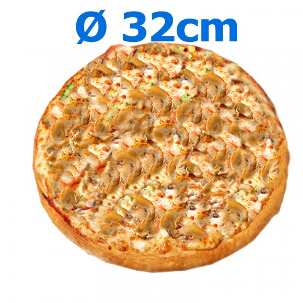203. Funghi mit Pilzen, würzige Tomatensauce Pizzakäse