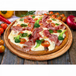 232. HFC Halle Pizza Sauce Hollandaise, Broccoli, Schinken, Kirschtomaten