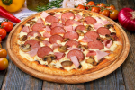 208. Venezia Schinken, Salami, Pilze