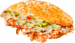 04. Hawaii Döner mit Ananas Beilagen & Soße