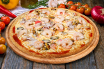 215. Frutti de Mare mit würzige Pizzasauce, Meeresfrüchte