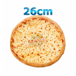 200 Margherita  würzige Tomatensauce und geriebener Pizzakäse.