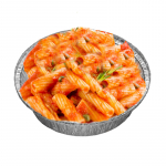103. Rigatoni oder Penne Al Arabiata mit Tomatensauce, Knoblauch, Scharf