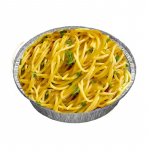 92. Spaghetti Aglio e Olio mit Knoblauch, Olivenöl und Chilli